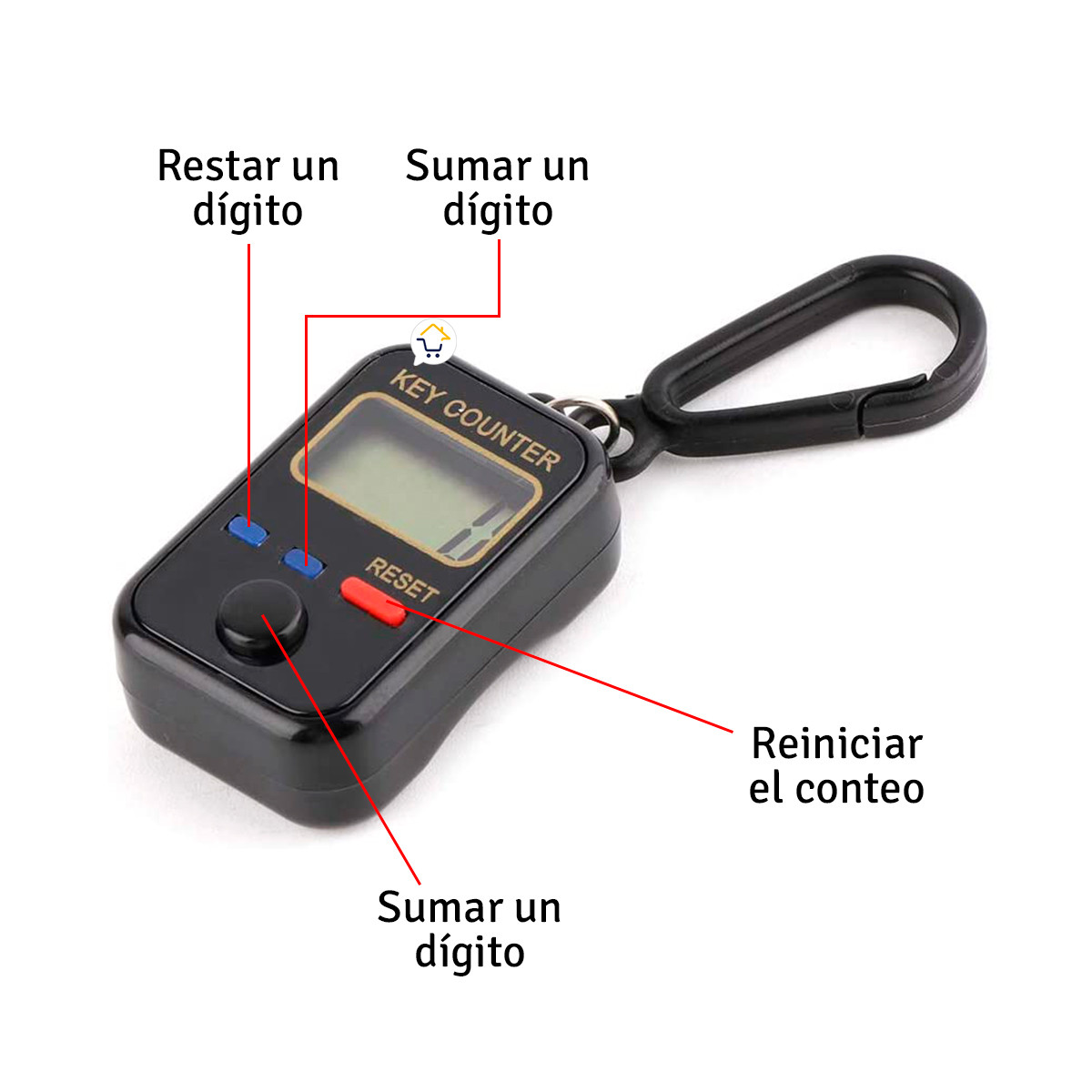 Miniatura 3 de Contador De Personas 6 Digitos 215007